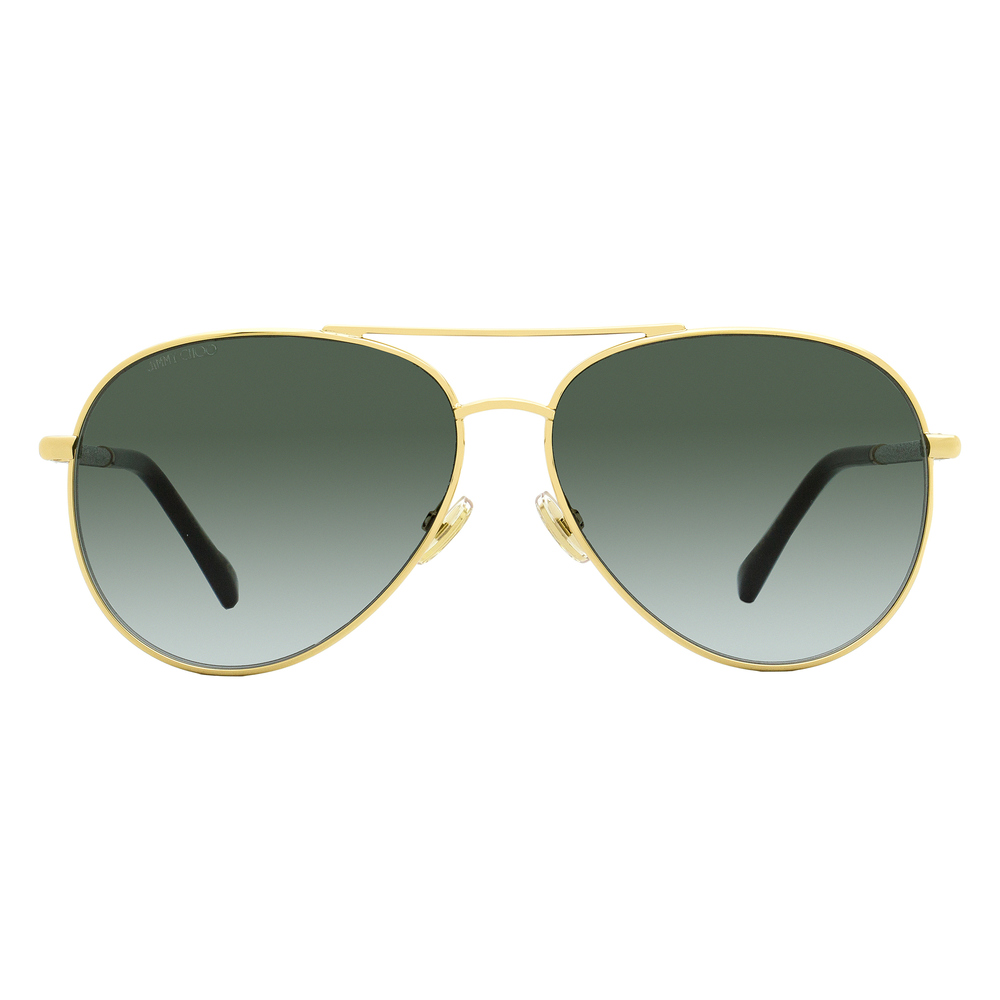Jimmy Choo Pilot Sunglasses Devan RHL9O Gold/Black 59mm - Picture 2 of 2